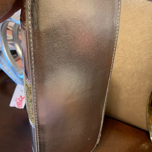 Justice glitter strip initial crossbody bag  G - Picture 3 of 5